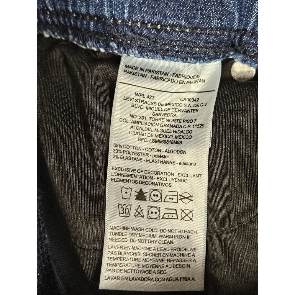 Signature by Levi Strauss Women Pull-On Super Skinny Shaping Jeans Blue‎ 8 W29 - Picture 6 of 11